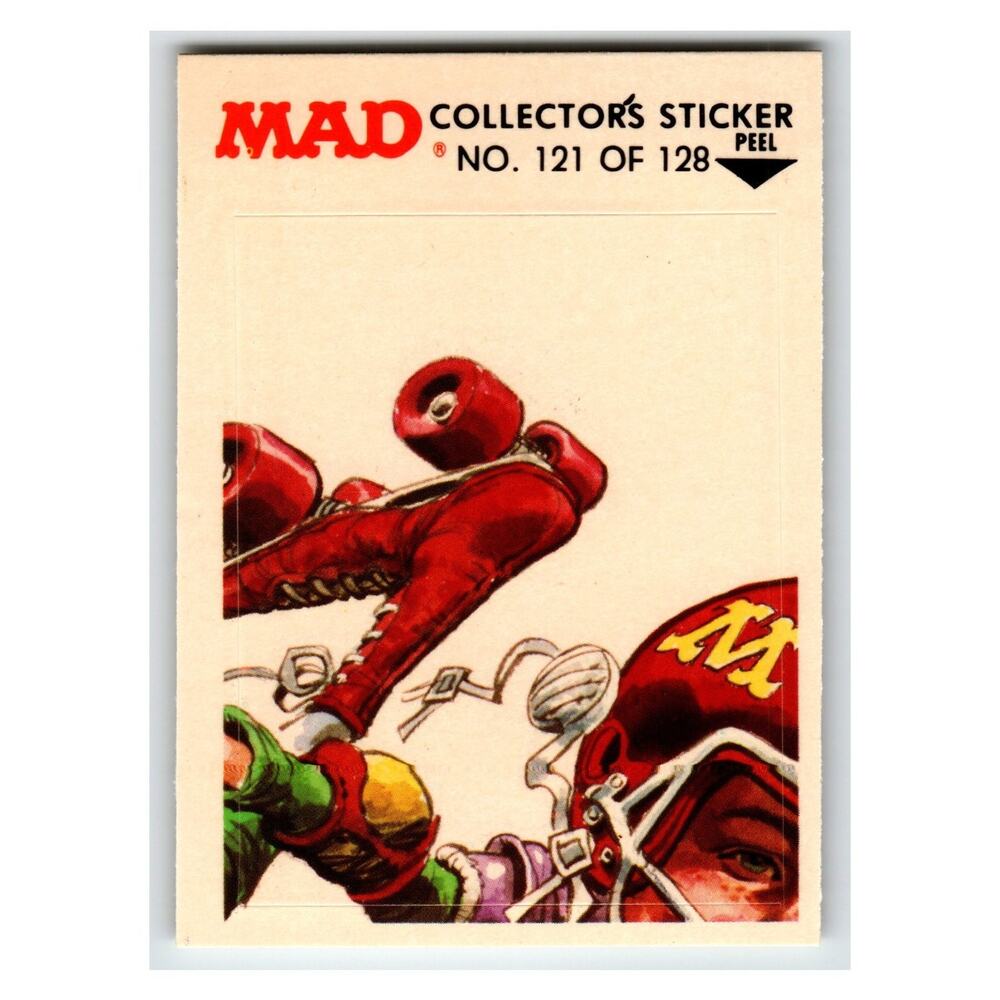 MAD Collector's Sticker No. 121 of 128 1983 Fleer